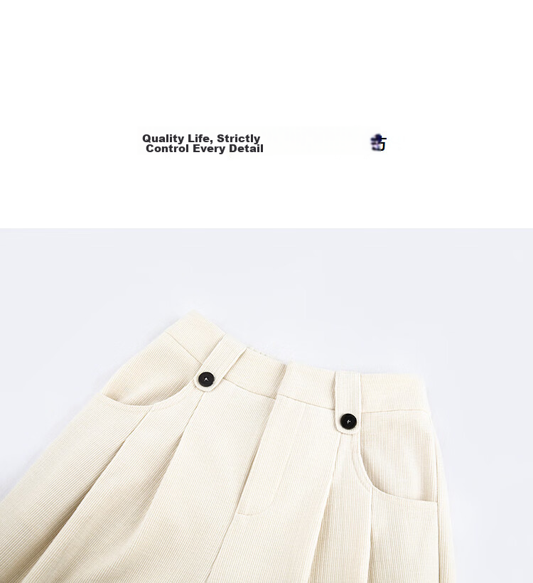 Demana "Cloud Warmth" 25 Winter Smart Warm Corduroy Wide-Leg Slimming Casual Pants for Women Premium Feel 12
