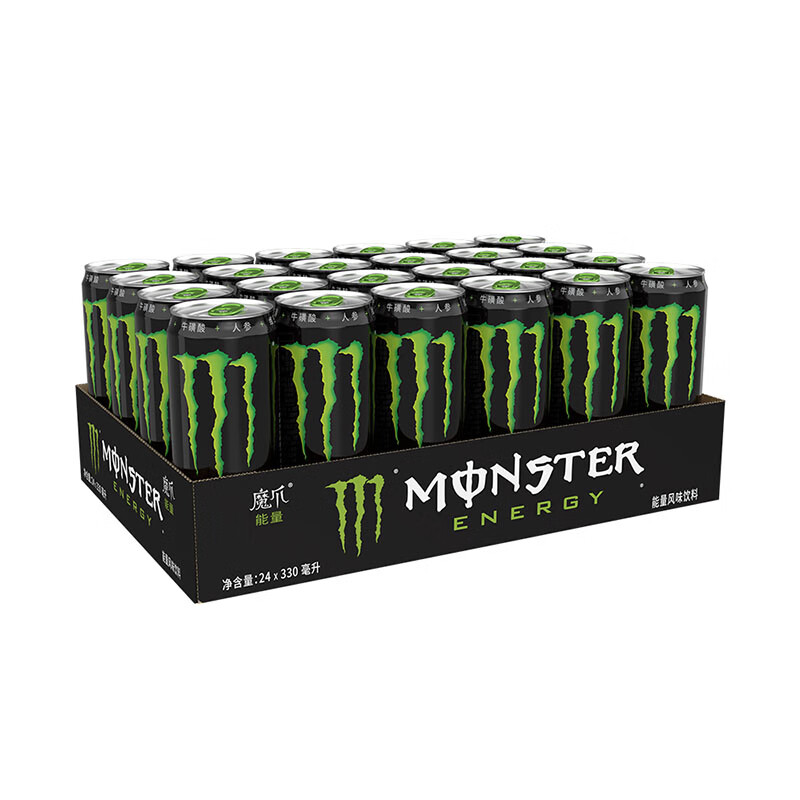 魔爪（Monster）魔爪 Monster 原味 能量风味饮料 功能饮料 330ml*24罐