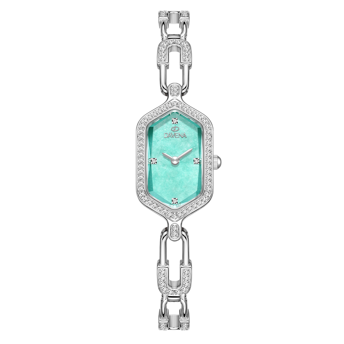 Davena Women's Small Lock Buckle Watch Fashion Ladies Wristwatch Birthday Gift for Girlfriend (Zhang Ruonan Style)