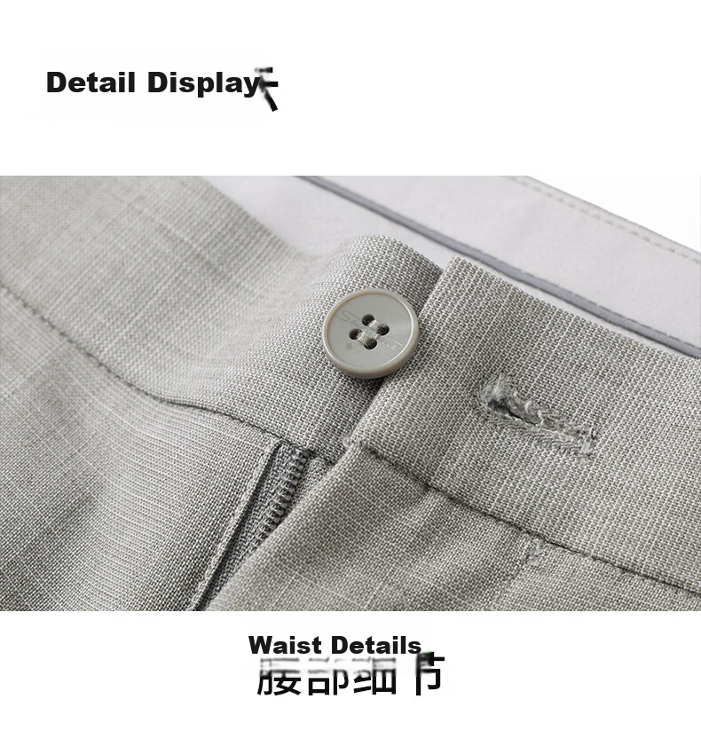 Shanshan Natural Linen 10A Antibacterial Men's Business Formal Lyocell Straight Casual Pants Spring Summer New Model 31
