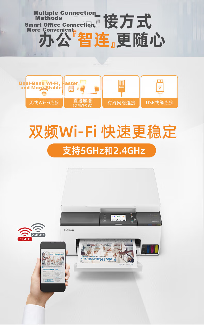 Canon GX1080 A4 Color Automatic Duplex Home Office All-in-One Printer Copier Scanner (Includes Standard Accessories + 500 Sheets Copy Paper) 7