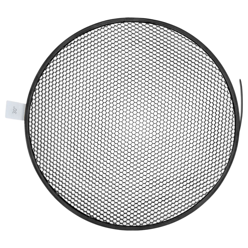 JINBEI Photography Reflector Honeycomb Grid Studio Flash Standard Reflector Photography Softbox Reflector Bowl Equipment M-Type 30° Honeycomb Grid (Compatible with 55° Standard Reflector)