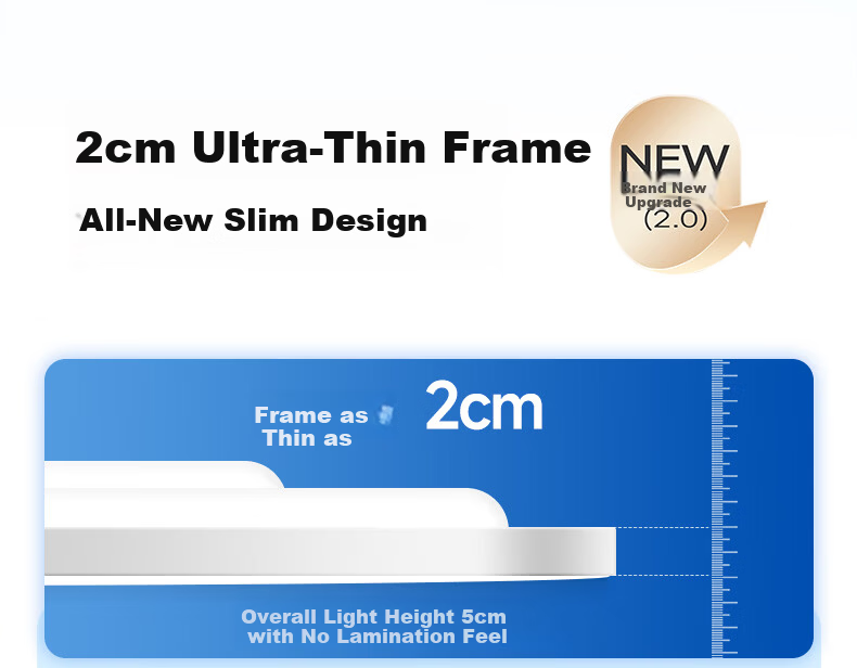 Dell Eye-Protection Ceiling Light Ultra-Thin Three-Proof Modern Minimalist Bedroom Corridor Study Guest Room Lamp Zhongshan Lighting 4