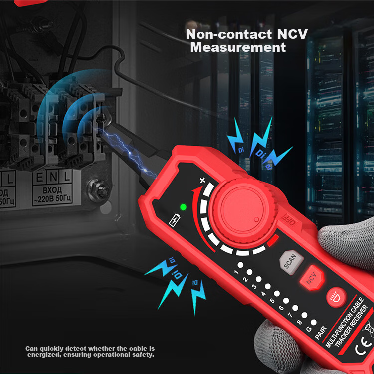 HABOTEST Network Cable Tester HT801B Multifunction Broadband Signal Continuity Checker Tool 14