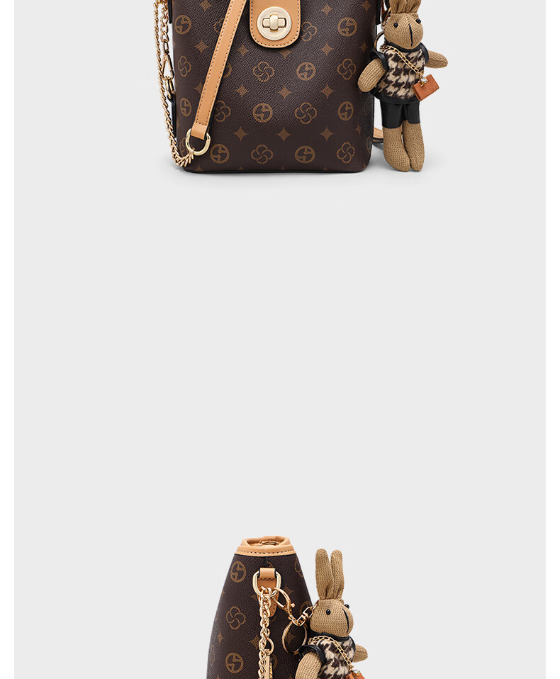 Aiqinghai Handbag, Women's Crossbody Bag, Shoulder Bucket Bag, Luxury Brand, Birthday And Mother's Day Gift, Practical Present for Mom 4