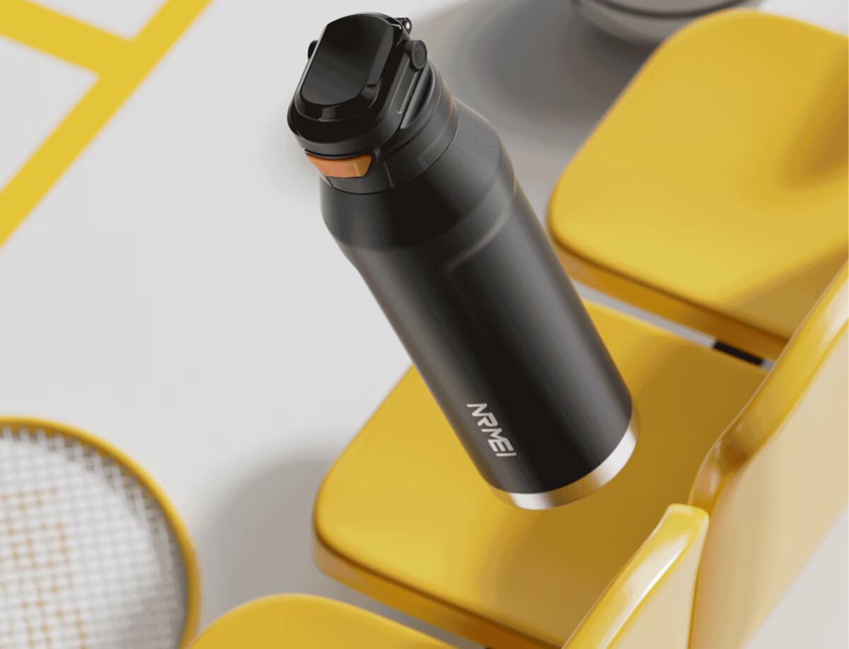 ERM Insulated Large Capacity 316 Stainless Steel Men's Water Bottle Portable High-Value 2026 New Student Straw Cup 19