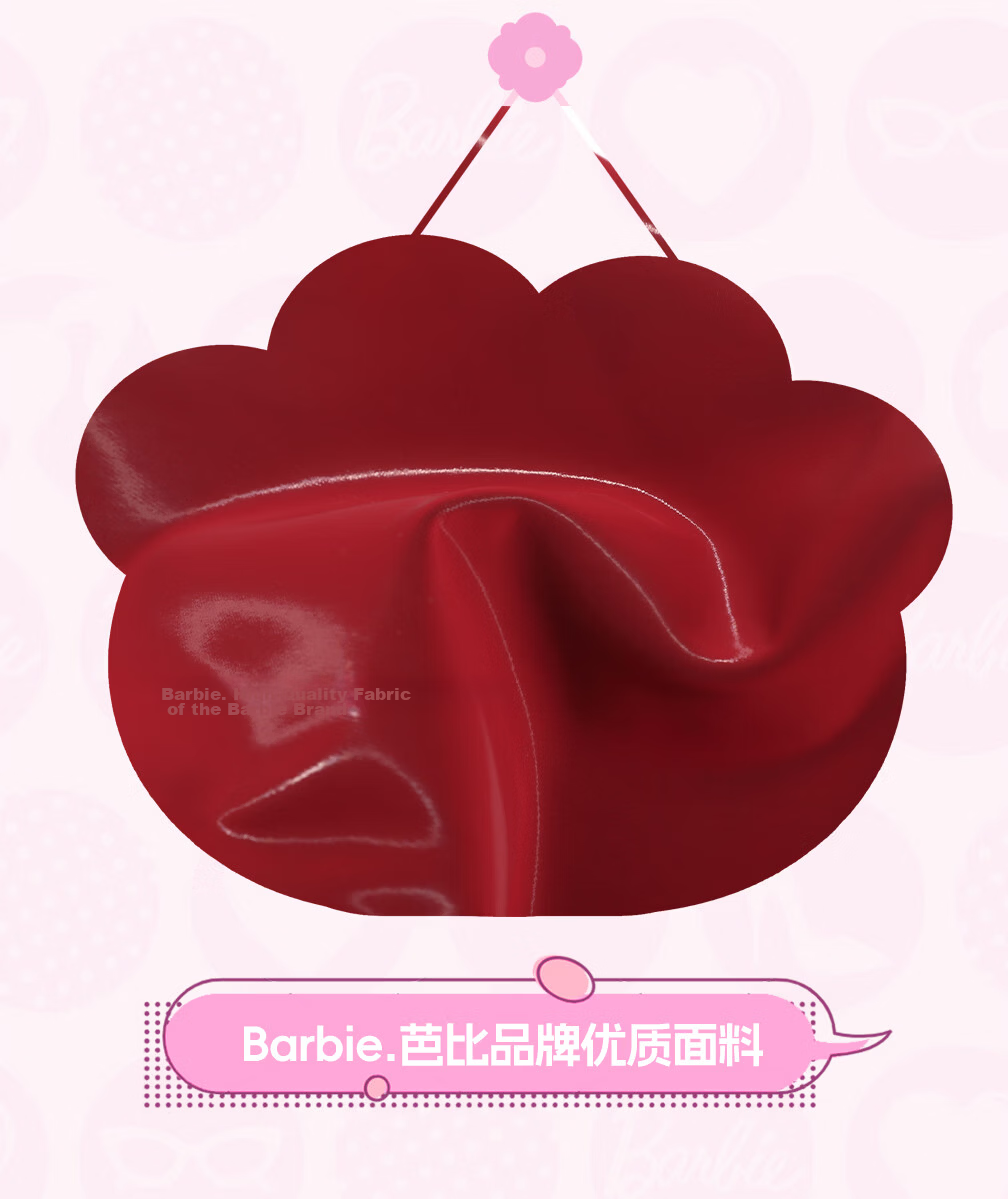 Barbie Women's Rice Ball Handbag New Crossbody Red Wedding Bag for Zodiac Year 18th Birthday Gift for Best Friend Valentine's Day 6