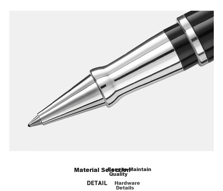 MONTBLANC Black Notebook + Italian Pinafore Signature Pen Set, Basic Version, Father's Day Gift 6