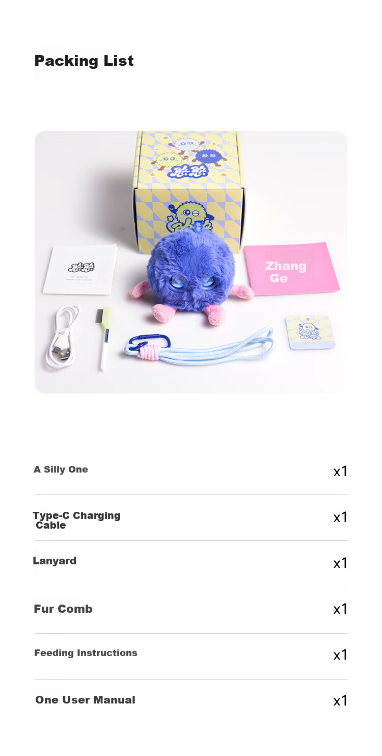 Fuzai Huawei AI Cute Emotional Trendy Plush Companion Robot Electronic Pet Gift Birthday Present 7