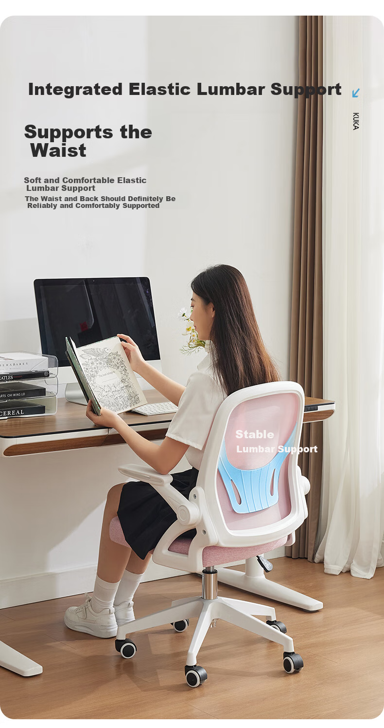 Kuka Home F05 Computer Chair Ergonomic Office Chair for Home Long Sitting Student Study Desk Chair Gaming Chair 4