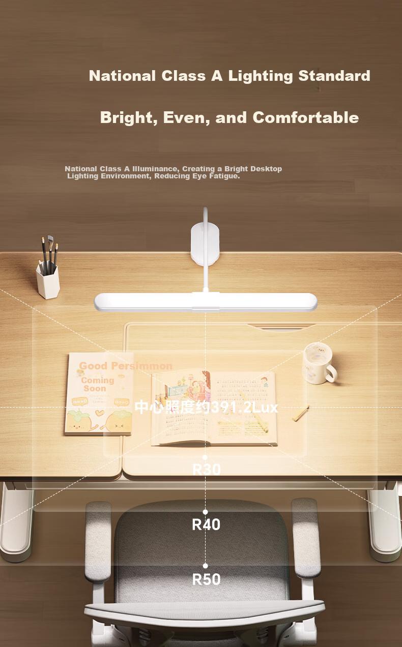 Bull Clip-On Eye Protection Desk Lamp Adjustable Clip Light Bedside Reading Lamp for Students Dormitory Multi-Scene Use 7
