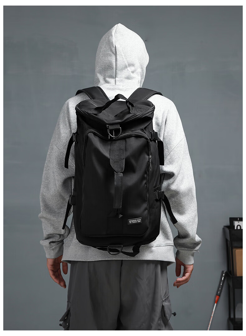 Warrior Men's Travel Bag Large Capacity Multifunctional Commuter Short Trip Business Luggage Handheld Crossbody Gym Bag 4