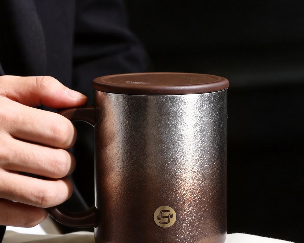 Fuguang Pure Titanium Insulated Mug Unisex High-Value Tea Cup Large Capacity Coffee Water Cup Custom Gift Box Set 25