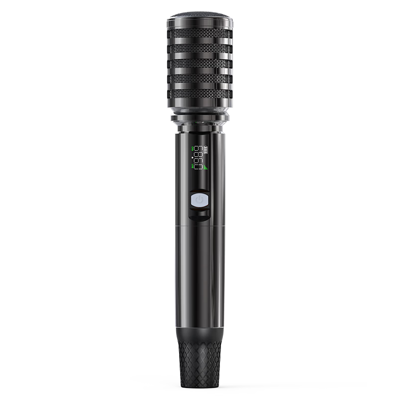 SANSUI Multifunctional Professional Portable Wireless Universal Microphone Sound Card Speaker UHF High-Fidelity Handheld Karaoke Wireless K-Song Microphone Conference Host SK06 Single Mic