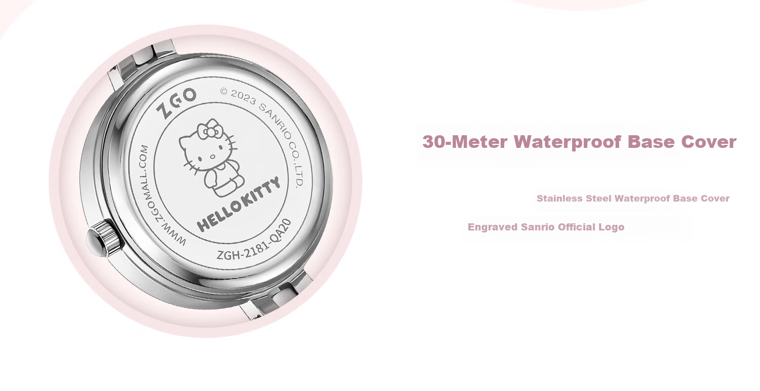 ZGO Sanrio Women's Mechanical Style Quartz Watch Small Dial Student Bracelet Valentine's Day Gift for Girlfriend 23