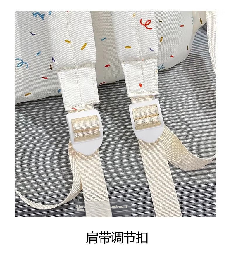 361° Women's Backpack 2026 New High-Value Ins Style Printed Schoolbag Lightweight Travel Shoulder Bag for High School and College Students 11