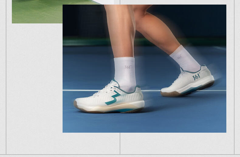 361° Stable Grip Tennis Shoes Men Summer Breathable Badminton Shoes Women Sports Non-Slip Wear-Resistant Couple 672634401-12 5