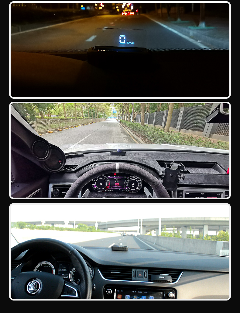 Zianpingxian (ActiSafety) H80 Universal Car HUD Second Generation Multi-Function OBD Speed Display 10
