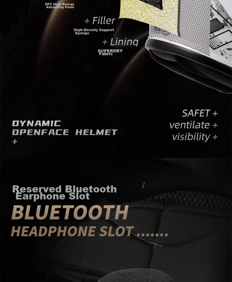 RSV Motorcycle Helmet 3/4 Open Face Electric Vehicle 3C Certified Half Helmet Unisex Four Seasons Safety Cap L 14