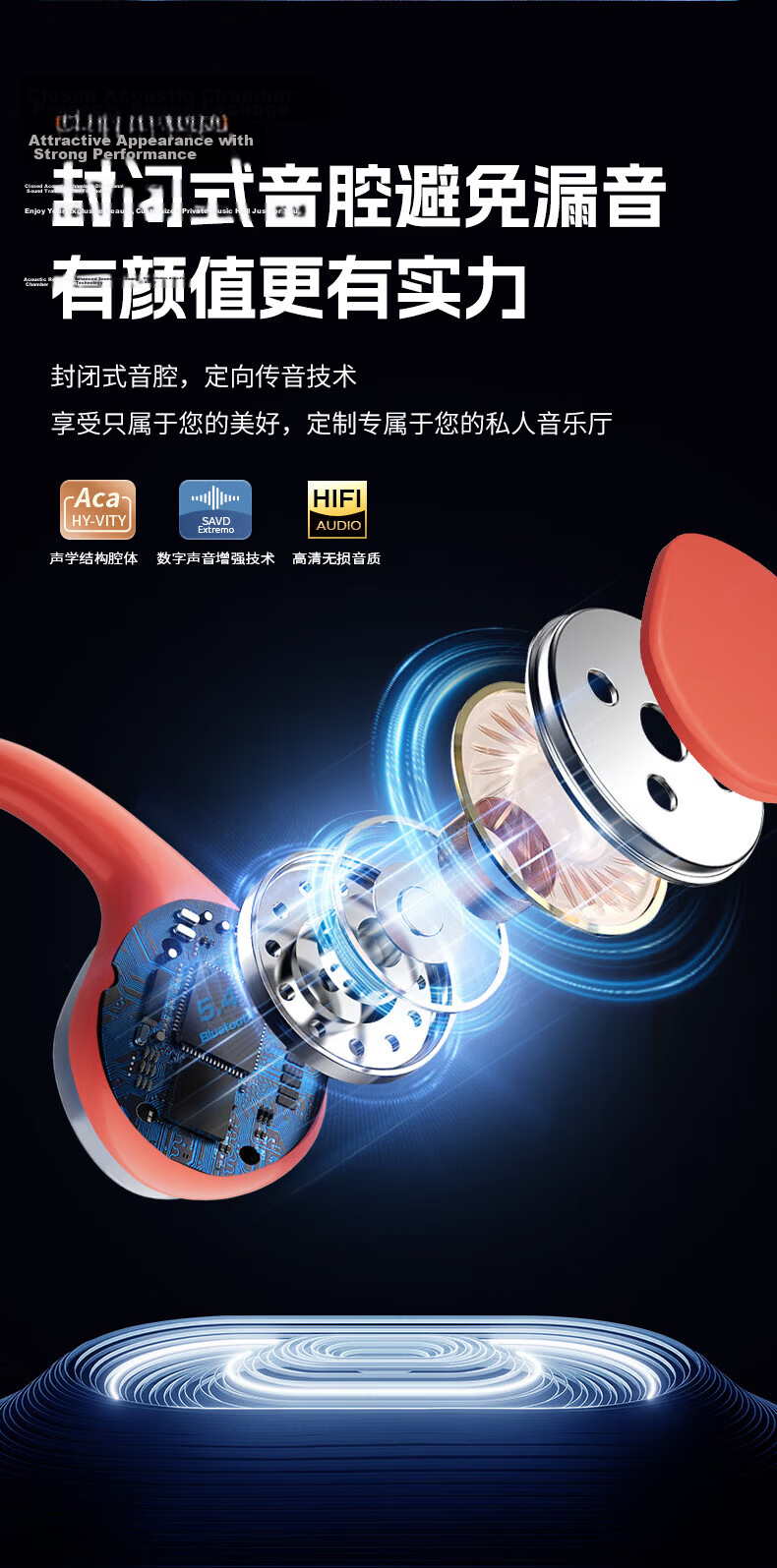 Yuanshi X7 Bone Conduction Swimming Earphones Open-Ear Sports Bluetooth Earphones IPX8 Waterproof 16GB MP3 Running Cycling Fitness 10