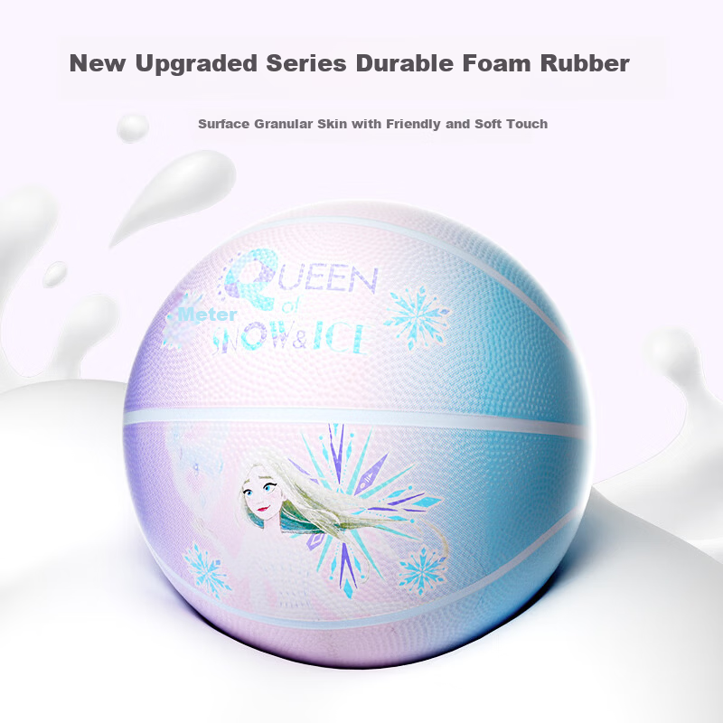 Disney Toy Ball Kids Size 5 Youth Girls Gift Foam Rubber Basketball - Frozen