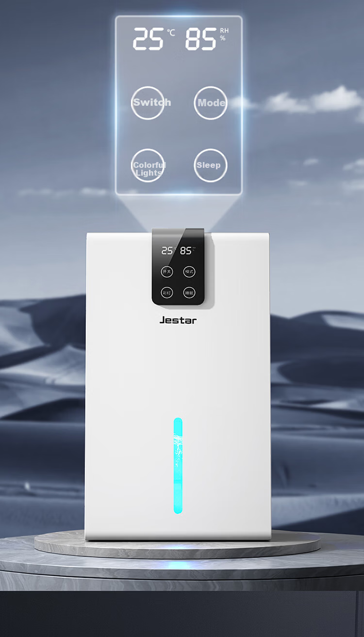 Jiesida Dehumidifier Air Purifier Dual-Core Industrial Basement Moisture Absorber Drying Machine 9