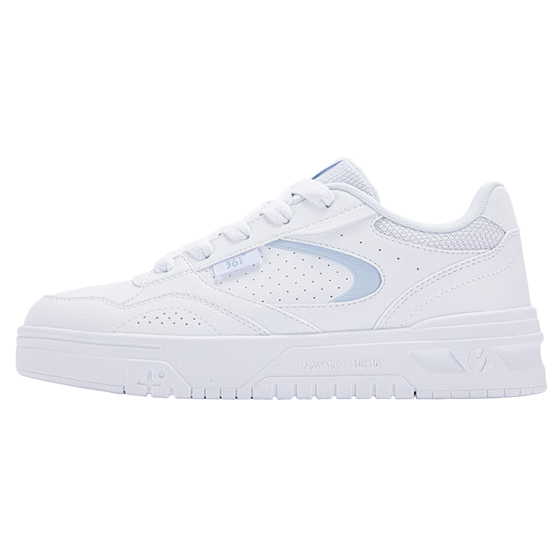 361° Soda Women's Summer Breathable Low-top White Sneakers Lightweight Versatile Casual Shoes 682616618-2