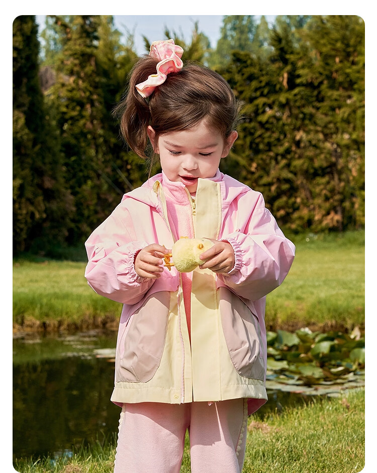 BALABALA Children's Clothing, Baby Outerwear for Boys And Girls, Infant Top, 2026 New Autumn Style, Kids Two-Piece Set with Hood, Trendy 28