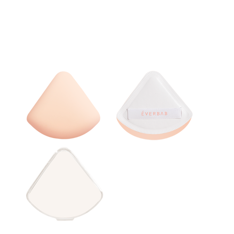 Everbab Powder Puff Set, Soft And Thick Beauty Blender, Suitable for Both Dry And Wet Use, Resistant to Absorbing Makeup