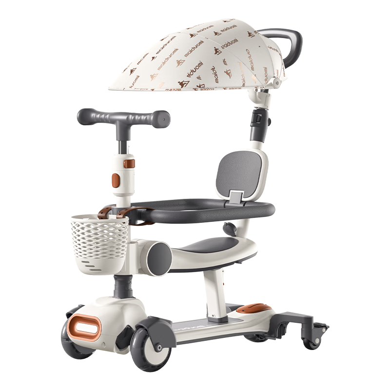 Maidomi Children's Scooter 1-3-6 Years Multifunctional 3-in-1 Detachable Baby Stroller Toddler Birthday Gift