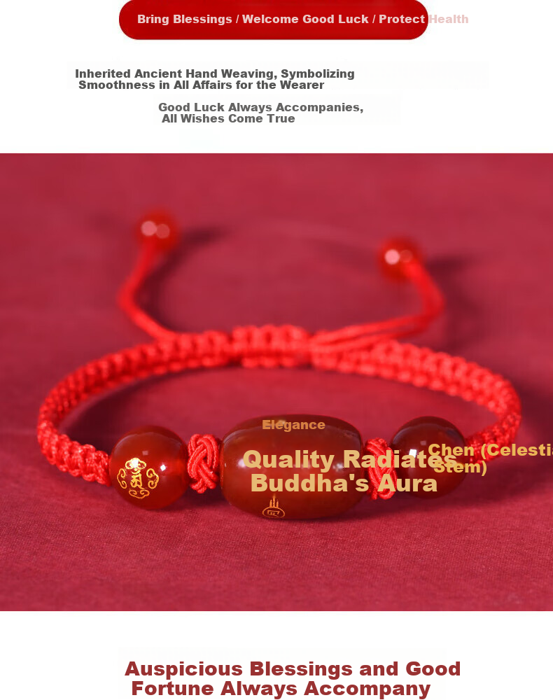 Jingying [College Entrance Exam Blessing Gift] Red String Bracelet for Men And Women, Amulet, Lucky Couple's Rotating Bracelet, Gift for Boyfriend Or Girlfriend 7