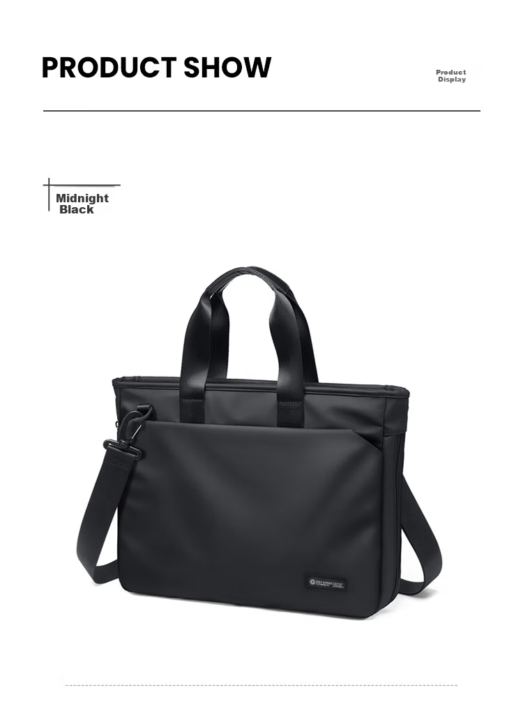 GOLF Business Briefcase Men's Expandable 14/16 Inch Laptop Bag Multi-Compartment Office Document Bag 18
