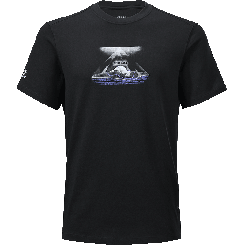 KAILAS Kailas Gang Rinpoche Cotton T-Shirt Spring Summer Outdoor Hiking Breathable Lightweight Short Sleeve