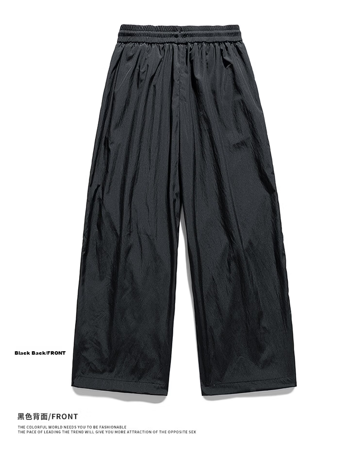 TUCANO Women's Casual High-Waist Lightweight Breathable Quick-Dry Straight-Leg Pants Black XL 12