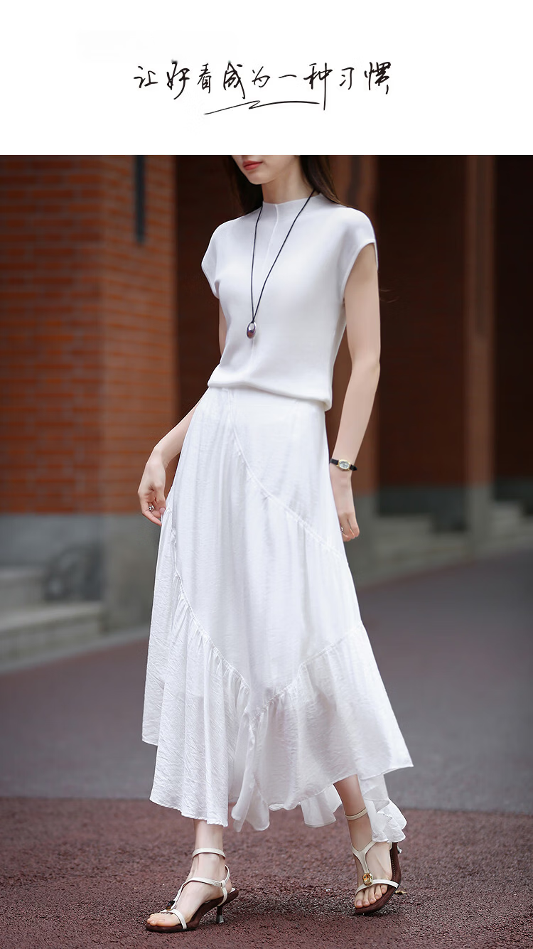 Demana [Artistic Utopia] Spring Design Irregular A-Line Fairy Pleated Mini Skirt for Women 1