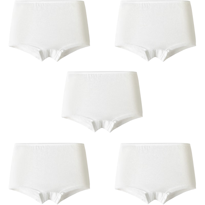 Balabala [balaOne] Children's Disposable Boxer Briefs Girls' Shorts Wash-Free Daily Use 5-Pack