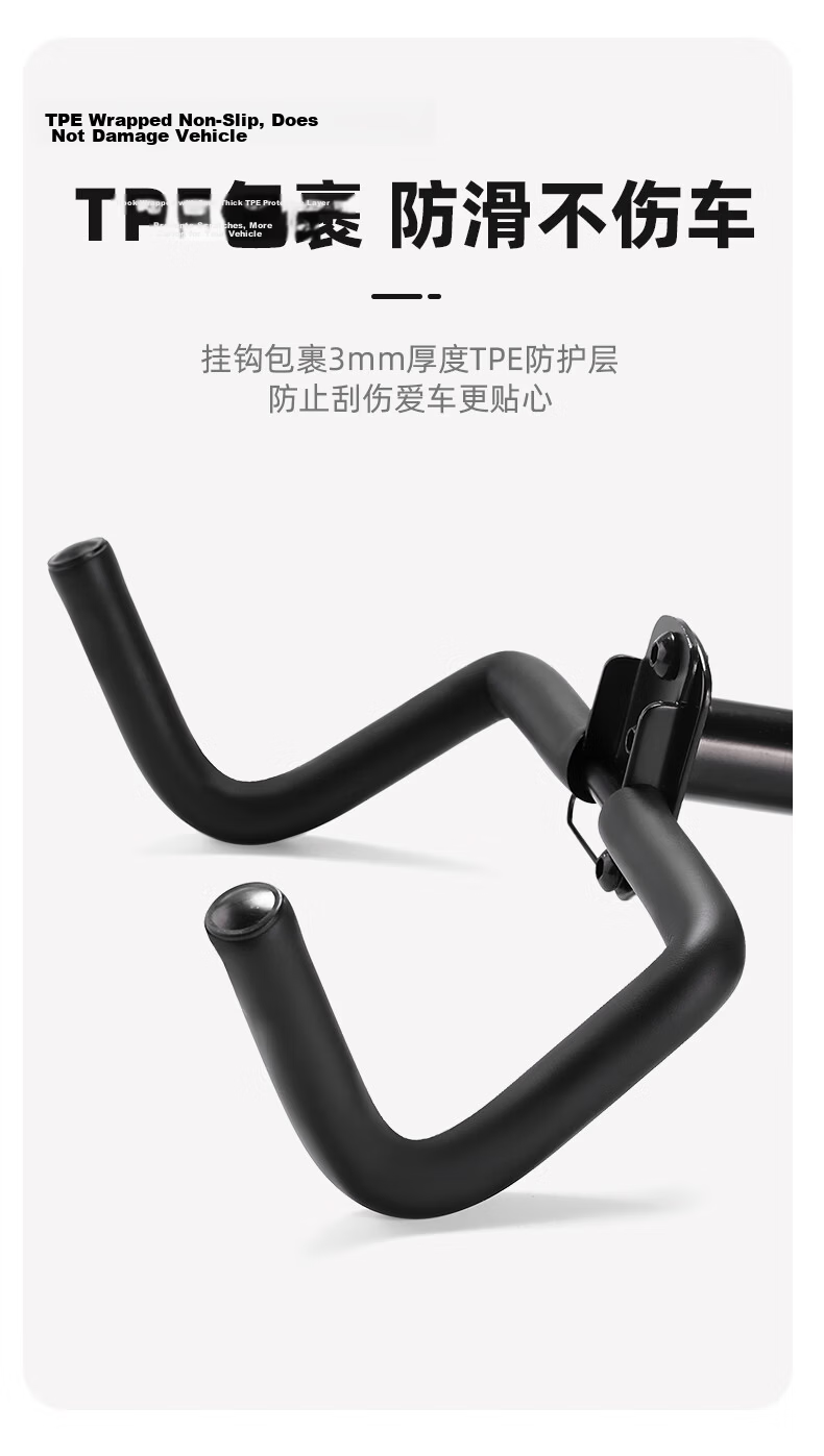 Captain Tas Bicycle Wall Mount Rack Road Mountain Bike Storage Stand Indoor Parking Hanging Display Rack 9