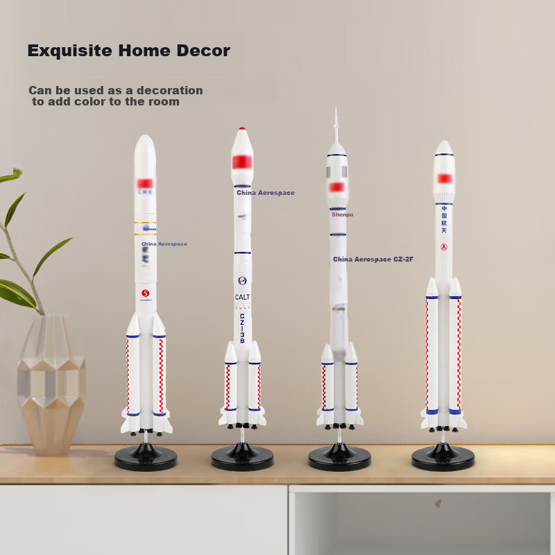 Chiyu Model Long March 5 Carrier Rocket Assembly Children's Educational Aerospace Model Figurine Boys 6-1 Gift 2