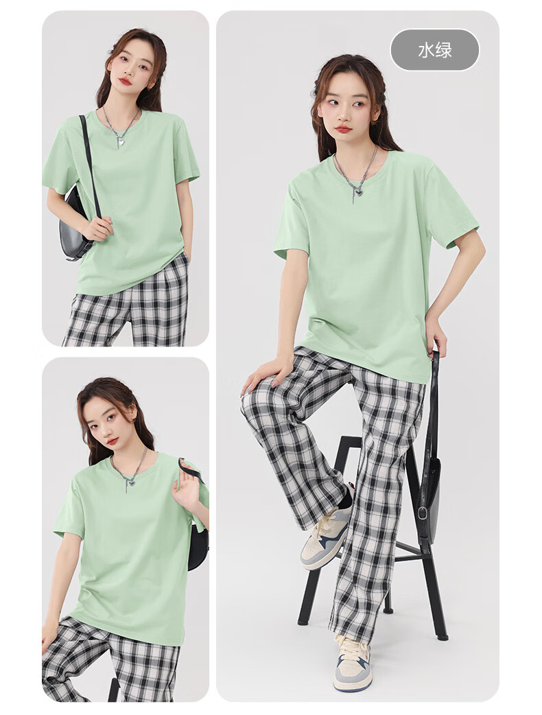 Warrior Women's 2026 Summer New Cotton Short Sleeve T-Shirt Loose Fit Slim Outdoor Breathable Printed Top 20