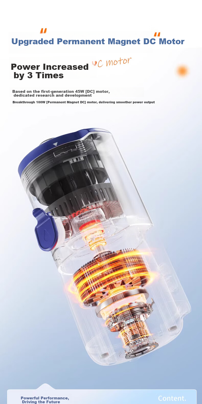Meizhikou Juicer Automatic Pulp Separation Electric Portable Juice Extractor Household Fresh Juice Maker with Self-Cleaning Function 5