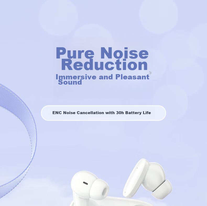 HP 2026 Latest Bluetooth Wireless Sports In-Ear Earphones Long Battery Life Comfortable for Extended Wear Music Gaming Running Tea Color 1
