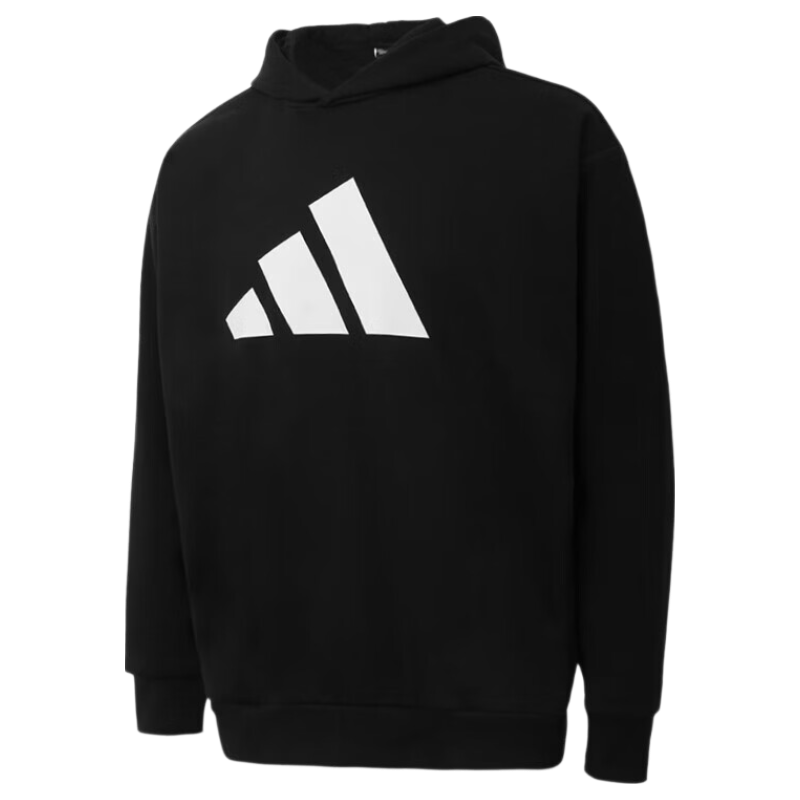 Adidas Unisex Retro Casual Pullover Sweatshirt Black L