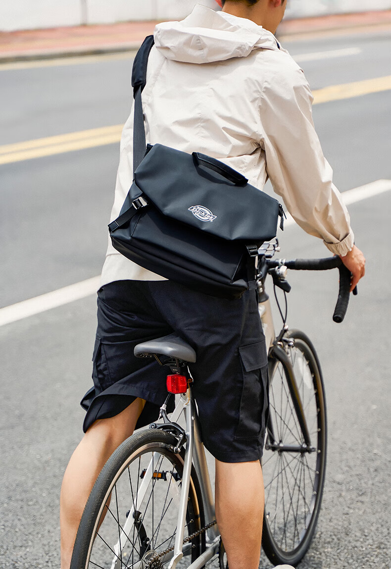 Dickies Shoulder Bag for Men And Women, Lightweight Messenger Bag, Casual Multifunctional Crossbody Bag, DK Cycling Satchel with Large Capacity 2
