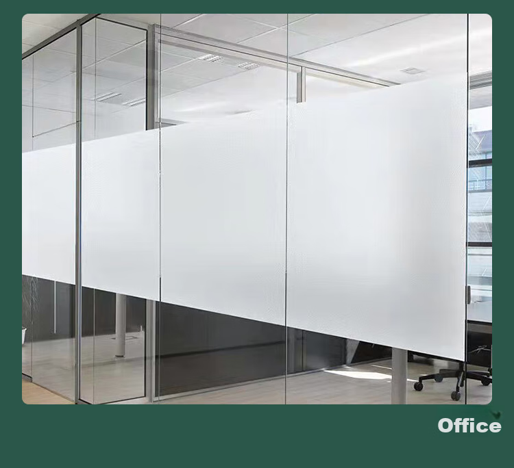 Qinghua Static Cling Frosted Glass Film, Window Privacy Film, Bathroom Glass Privacy Sticker, Opaque, 90*200cm 16