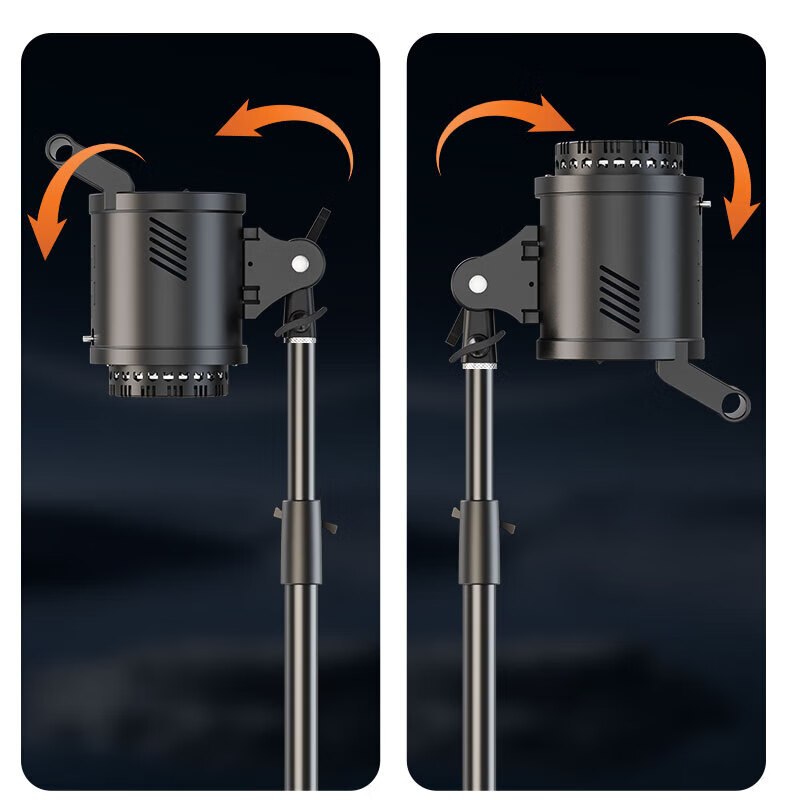 Beiyang Live Streaming Photography Fill Light, Live Streaming Light, Spherical Deep-Throw Light, Plant Light, Professional Studio Soft Light, High-Brightness COB Soft Light Ball, Portrait Beauty Environment Light 45