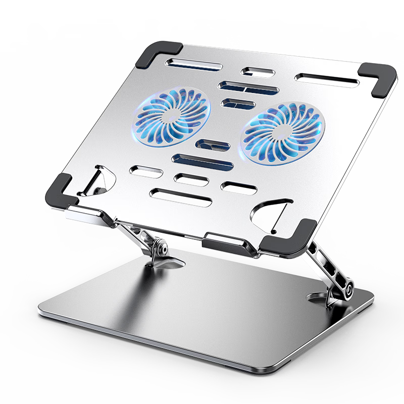LUCKPRO Laptop Stand Computer Stand Tablet Cooling Stand Stepless Adjustable Folding Floating Vertical Riser for Apple Mac Lenovo Legion Huawei Support Bracket
