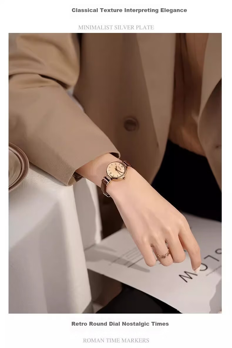 George Earl Women's Watch Lightweight Luxury Niche Brand 2026 New Silent Exam Vintage Simple Student Girl Watch 8