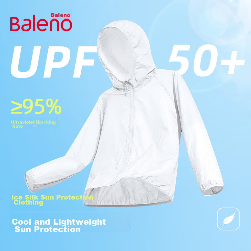 Baleno Men's Summer UPF50+ Hooded Sun Protection Jacket Ice Silk Cooling Lightweight Outdoor Quick-Dry Unisex Sunproof Shirt 13