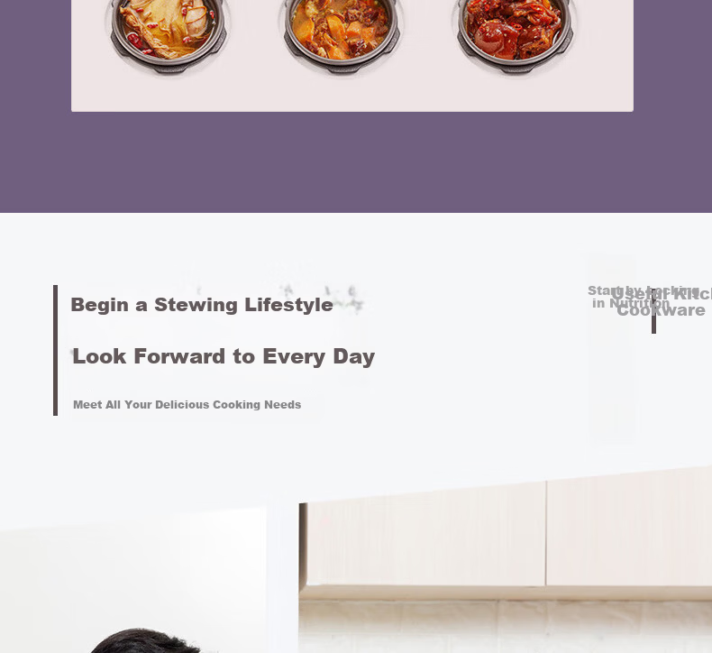 SANYUAN Electric Slow Cooker Clay Pot Soup Pot Large Capacity Fully Automatic 8L Electric Stew Pot Timer Reservation Purple Clay Soup Pot Household Porridge Cooker Health Pot Electric Clay Pot XYDTG80 8