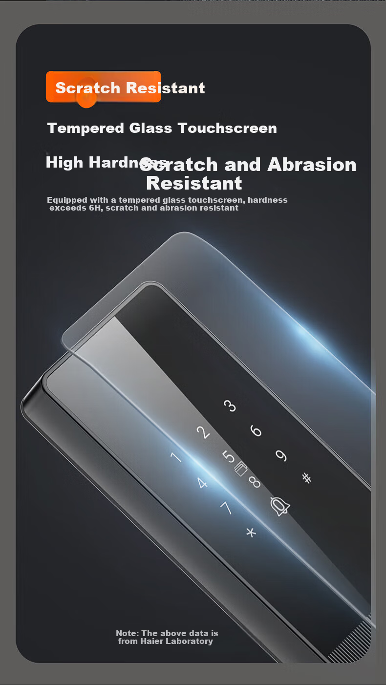 Haier Smart Door Lock Password Lock Home Entry Fingerprint Anti-theft Electronic Lock T15 Smart Handle Lock 8